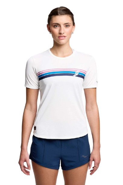 Saucony Stopwatch Graphic Tee Womens