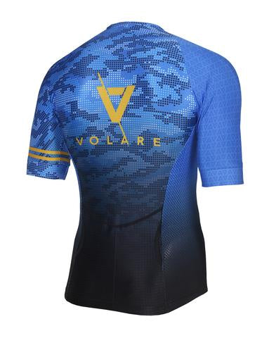 Volare Mens Sleeved Camo Tri Shirt