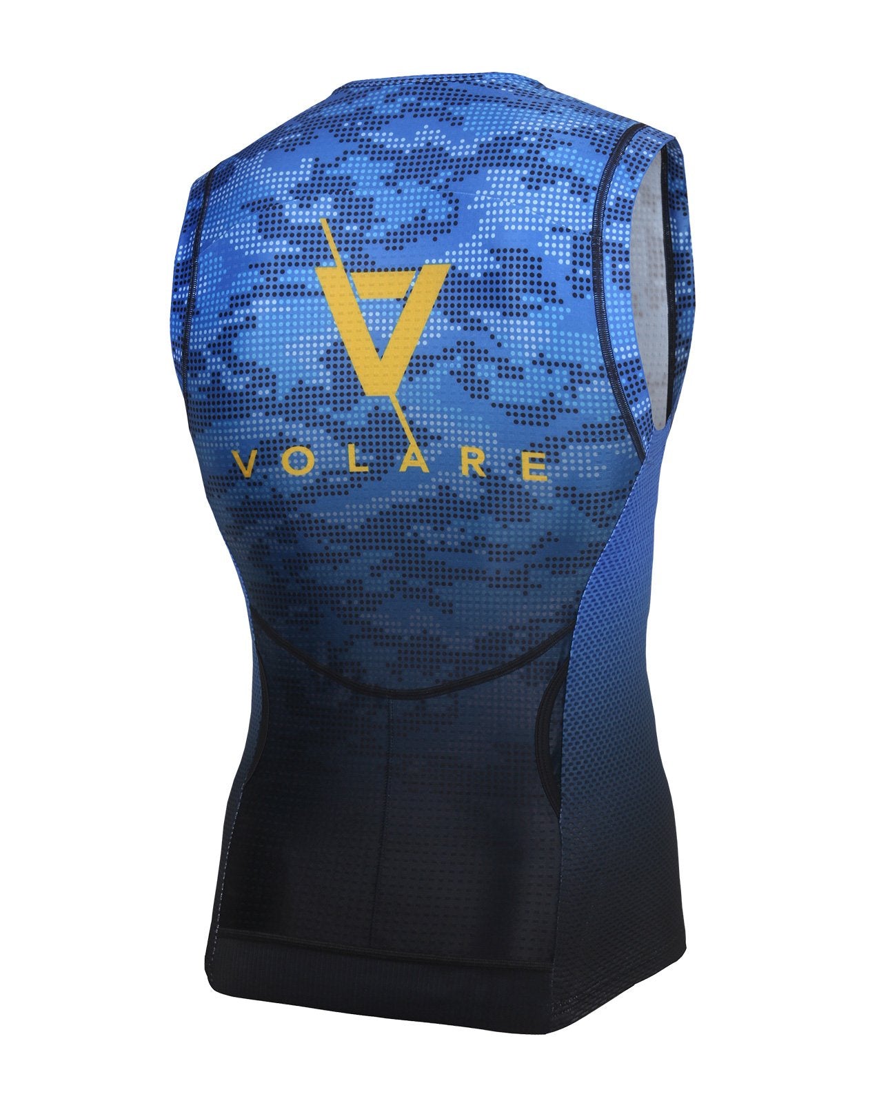 Volare Mens Camo Sleeveless Tri Top